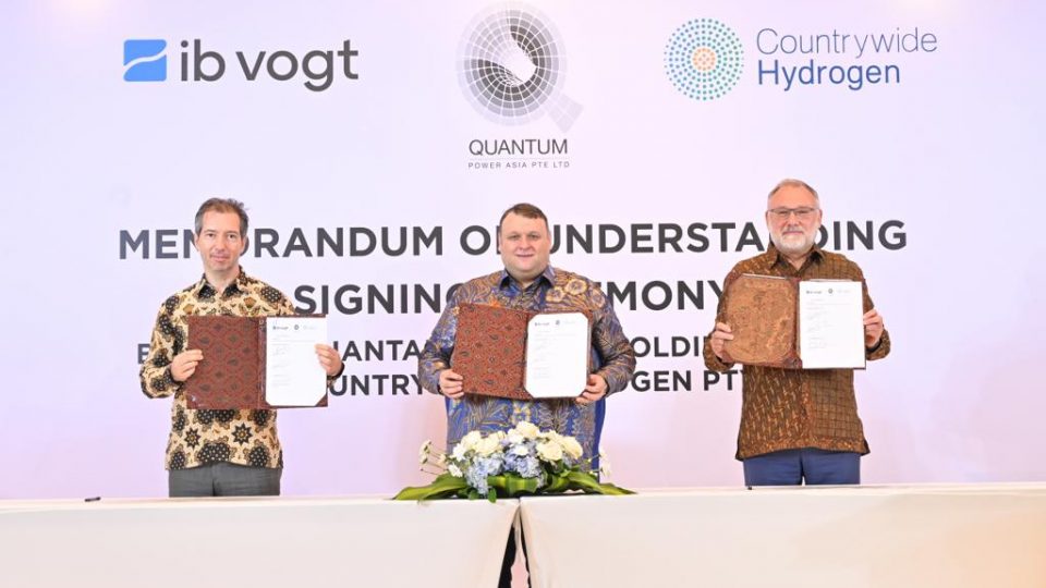 Anantara Energi dan Countrywide Hydrogen Teken Kerjasama Pembangunan Fasilitas Produksi Hidrogen dan Amonia Hijau.