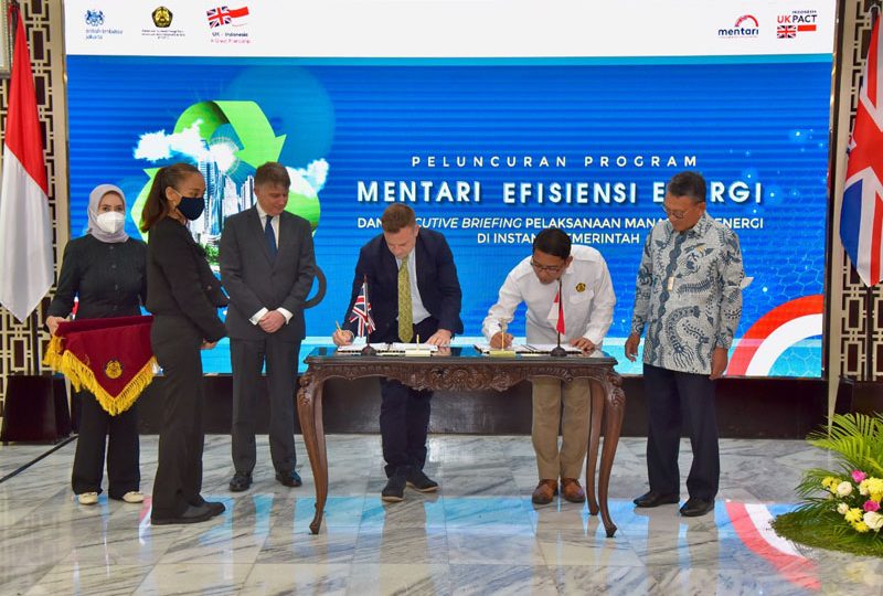 Tindak Lanjuti Kesepakatan di G20, Indonesia – Inggris Garap Program MENTARI Efisiensi Energi