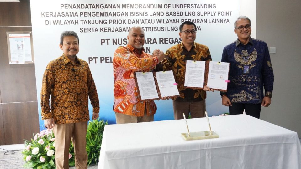 Nusantara Regas dan Pelindo Energi Logistik Teken MOU Pemanfaatan LNG untuk Industri dan Pelayaran