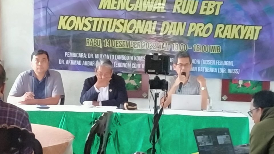 Menuju UU EBET Konstitusional dan Pro Rakyat