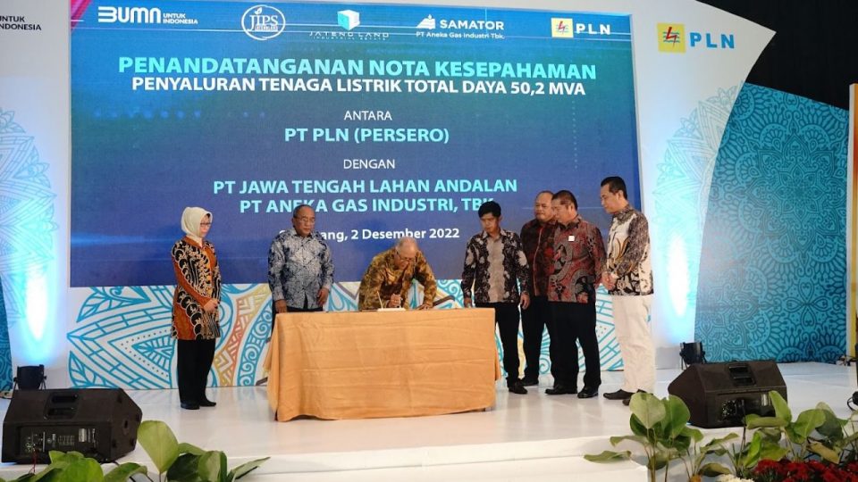 PLN Pasok Listrik 50,2 MVA ke Kawasan Industri Sayung dan Aneka Gas Industri