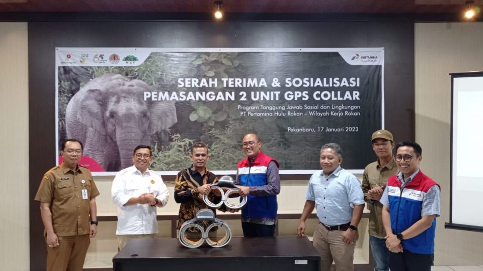 PHR Serahkan Dua Unit GPS Collar Untuk Lindungi Gajah Sumatra