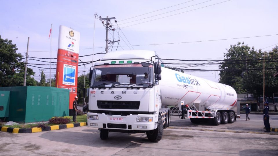 Pertama di Indonesia, PGN Uji Coba Head Truck DDF LNG