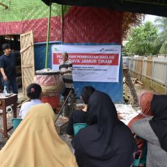 Pertagas Berikan Pelatihan Pembuatan Baglog Tingkatkan Keterampilan Mitra Binaan di Medan