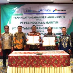 Sinergi Pertamina Trans Kontinental dan Pelindo Jasa Marine Perkuat Industri Maritim RI