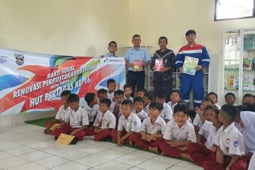 Pertagas Revitalisasi Perpustakaan SDN 2 Pasir Tanjung