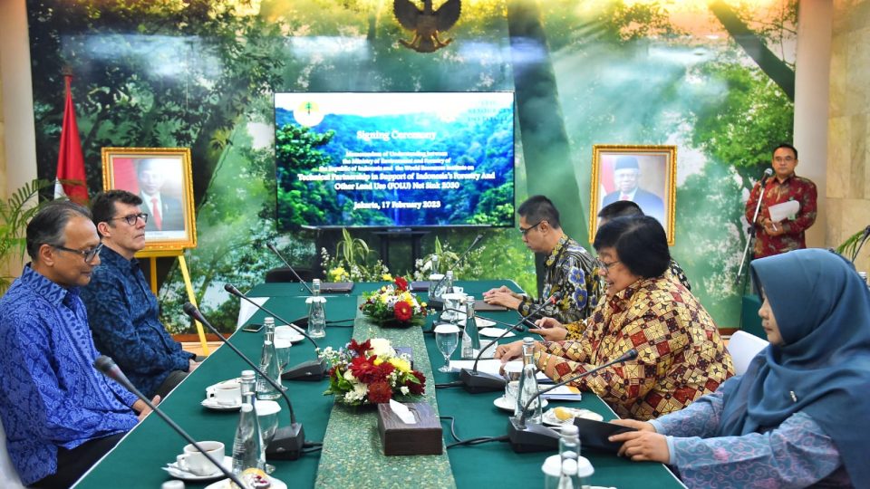 KLHK, WRI Memulai Kemitraan Teknis Baru Dukung FOLU Net Sink 2030 Indonesia