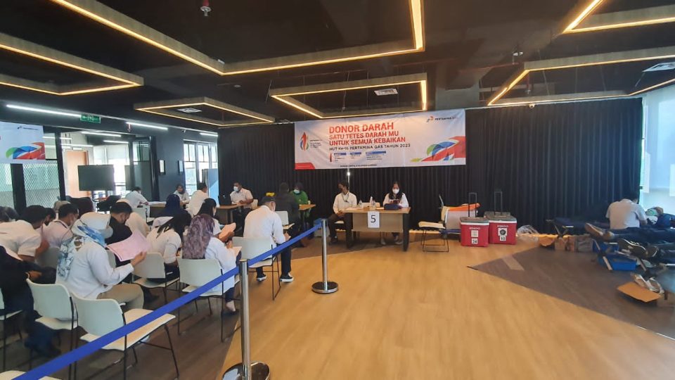 Pertagas Gelar Donor Darah