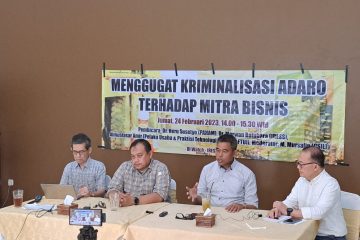Adaro Kriminalisasi Mitra Bisnis