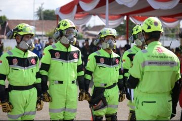 PTBA Gelar The 1st South Sumatera Fire and Rescue Challenge