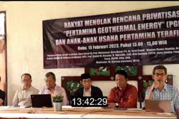 Koalisi Rakyat Menolak Privatisasi BUMN Desak Pembatalan IPO PGE