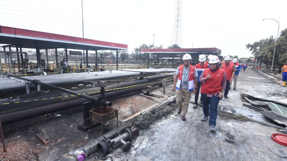 Tim Emergency Padamkan Api dalam 3 Jam, Penyaluran BBM Beroperasi Kembali