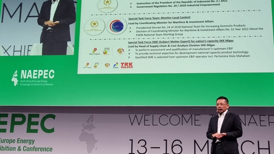 SKK Migas dan Perusahaan Penunjang Hulu Migas Dalam Negeri Unjuk Gigi di International North Africa and Europe Energy Conference