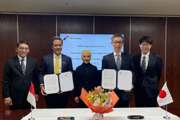 Pertamina NRE-TEPCO HD Teken MoU Pengembangan Hidrogen Hijau dan Amonia Hijau