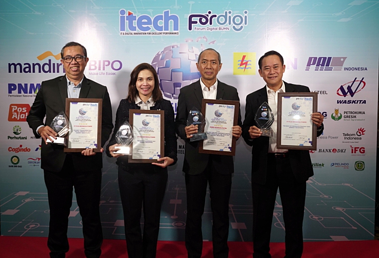 PLN Indonesia Power Borong Penghargaan di Ajang Digitech Award 2023