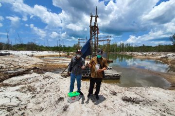 KLHK Tindak Pemodal Tambang Timah Ilegal di Manggar Belitung Timur