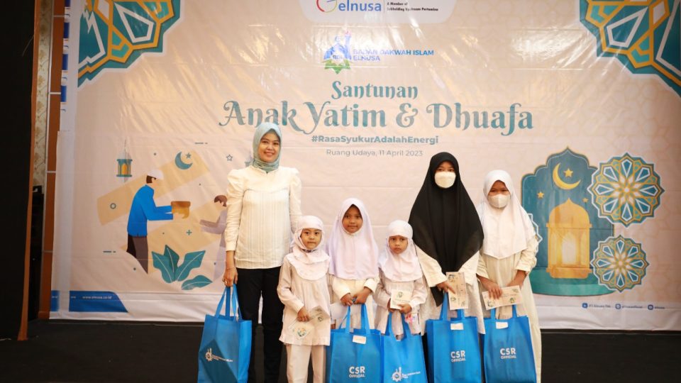 Elnusa Sebarkan Energi Kebaikan ke Anak Yatim dan Dhuafa