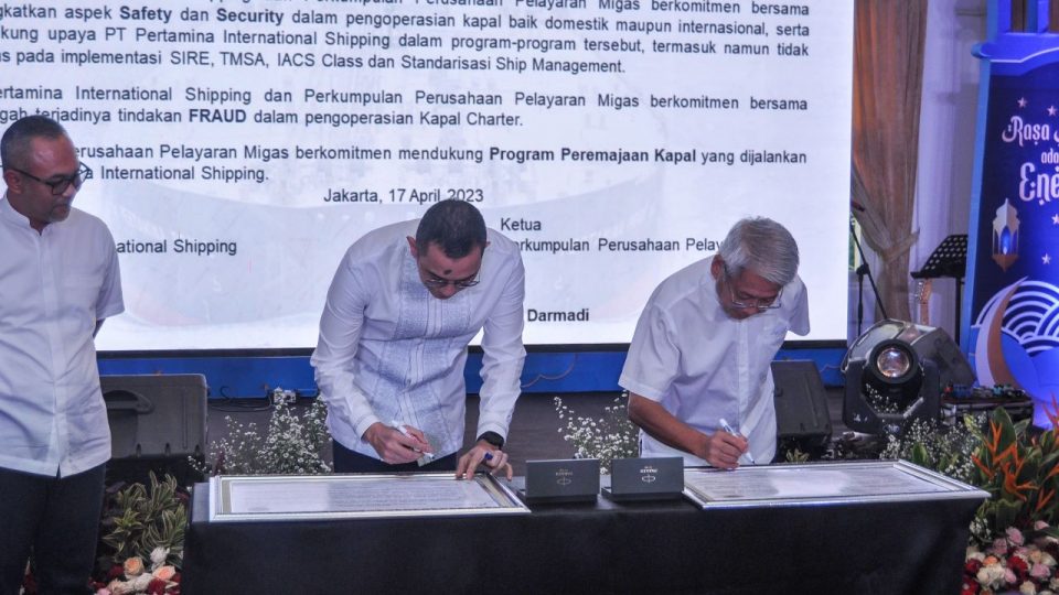 Tingkatkan Aspek Safety dan Security, PIS dan Pemilik Kapal Charter Teken Komitmen Bersama
