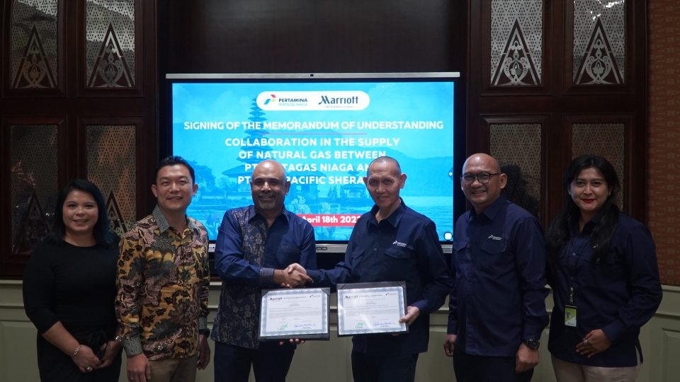 Pertagas Niaga Teken MoU dengan Marriot Internasional Group Dukung Upaya Dekarbonisasi Sektor Perhotelan
