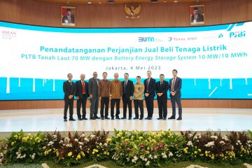 PLN Teken PJBL Proyek PLTB Tanah Laut dengan Konsorsium Total Eren – Adaro