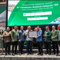Hingga Maret 2023 Trimegah Bangun Persada Catat Pendapatan Rp 4,8 triliun Sekaligus Penyelesaian Lini Ketiga Fasilitas Pengolahan Nikel HPAL