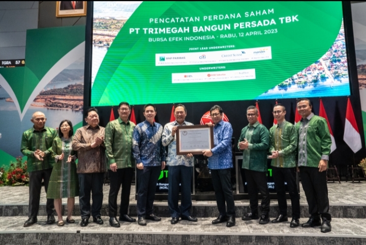 Hingga Maret 2023 Trimegah Bangun Persada Catat Pendapatan Rp 4,8 triliun Sekaligus Penyelesaian Lini Ketiga Fasilitas Pengolahan Nikel HPAL