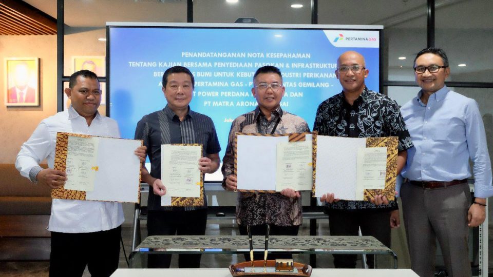 Pertagas Teken Kerjasama dengan PT Matra Arona Manggai, Dukung Industri Perikanan Sulawesi Tengah