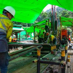 PT STM Rampungkan Pemboran Helicoptermounted Drill Rig