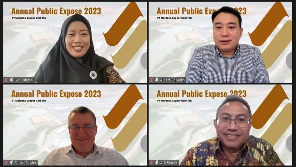 Kinerja Progresif, Merdeka Copper Gold Catat Pertumbuhan Pendapatan 74%