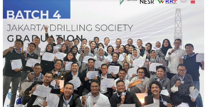 60 Lulusan Jakarta Drilling Society Raih Kompetensi Pengeboran Migas dan Panas Bumi