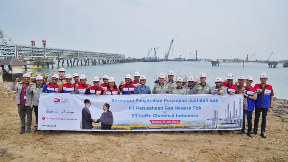 PGN Pasok Kebutuhan Gas Lotte Chemical Indonesia Hingga 2029