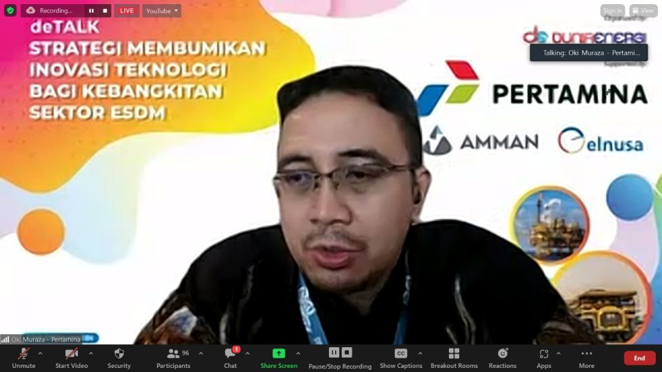 Inovasi Teknologi Pertamina Dukung Target Produksi Minyak Satu Juta Barel per Hari