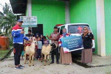 Pertagas Tebar Hewan Kurban di Delapan Area Operasi