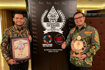 Pertagas Raih Dua Penghargaan di Nusantara CSR award 2023