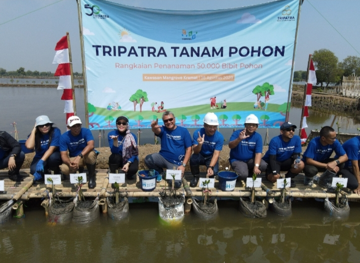 Cegah Perubahan Iklim, Tripatra Tanam 50.000 Pohon