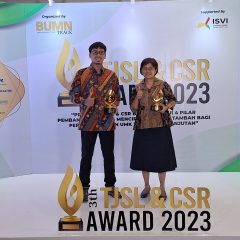 Pertagas Raih Dua Penghargaan TJSL & CSR Award 2023