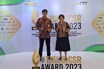 Pertagas Raih Dua Penghargaan TJSL & CSR Award 2023