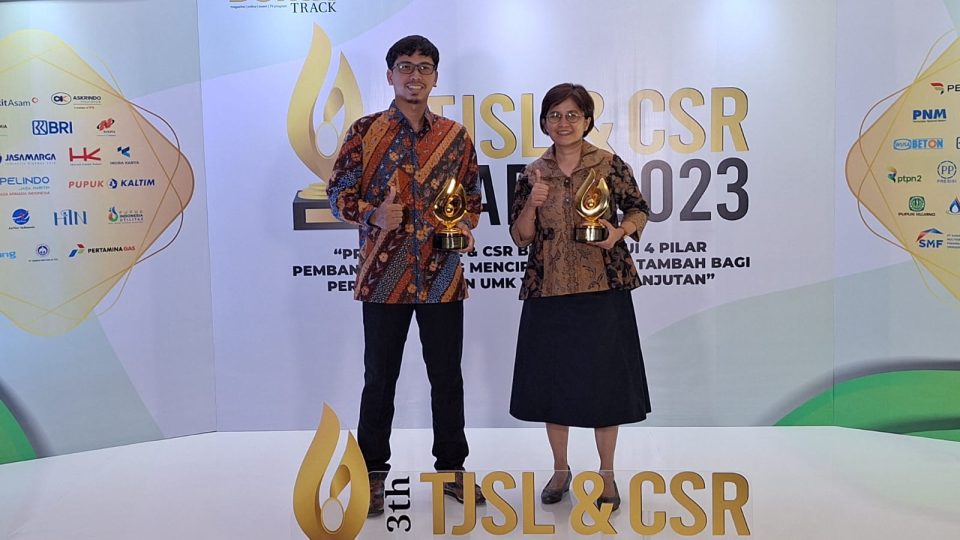 Pertagas Raih Dua Penghargaan TJSL & CSR Award 2023