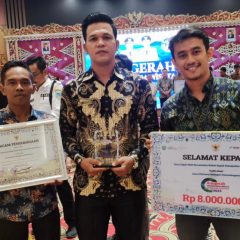 Program CSR Embung Senja Pertagas OCSA Raih Penghargaan Anugerah Pesona Desa Wisata Sumatera Selatan