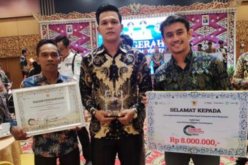 Program CSR Embung Senja Pertagas OCSA Raih Penghargaan Anugerah Pesona Desa Wisata Sumatera Selatan