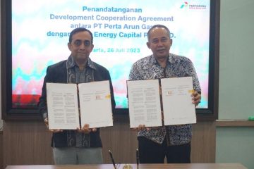 Perta Arun Gas Teken Development Cooperation Agreement dengan Aslan Energy Capital Kembangkan Fasilita Blue Ammonia