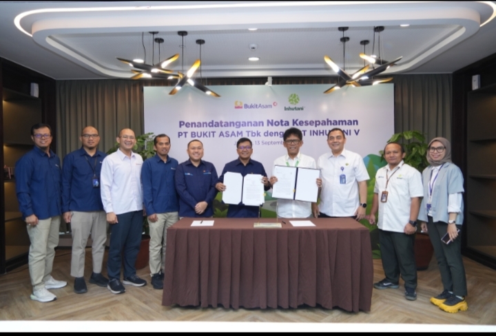 Bukit Asam Gandeng Inhutani V untuk Reklamasi hingga Pengelolaan Hutan