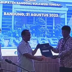 Badan Geologi Serahkan Aset Empat Sumur Bor ke Pemkab Banggai