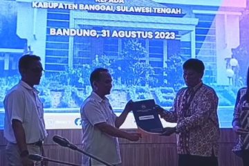 Badan Geologi Serahkan Aset Empat Sumur Bor ke Pemkab Banggai
