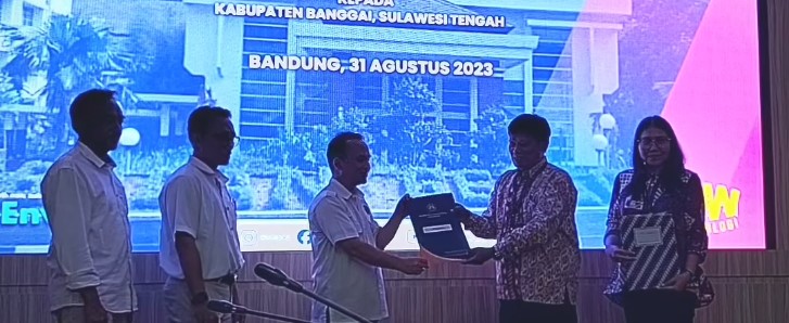 Badan Geologi Serahkan Aset Empat Sumur Bor ke Pemkab Banggai