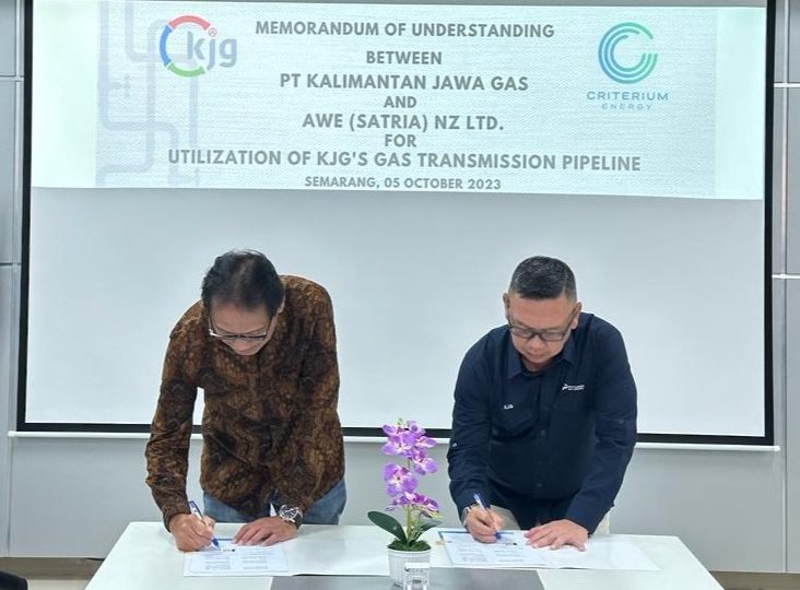 KJG Teken MoU dengan AWE (Satria) NZ Pasarkan Gas Lapangan Lengo