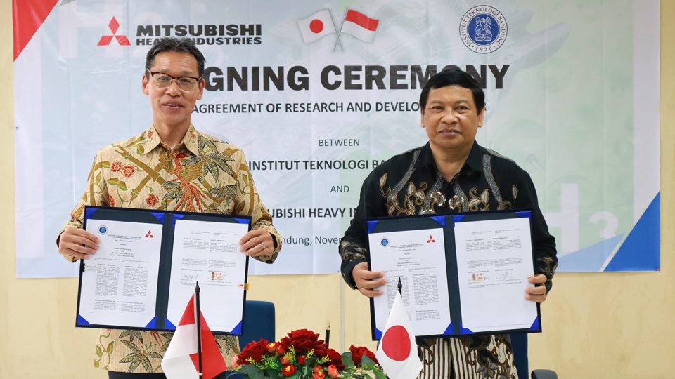 Mitsubishi Heavy Industries dan ITB Lanjutkan Kolaborasi Mengeksplorasi Teknologi Nol Karbon