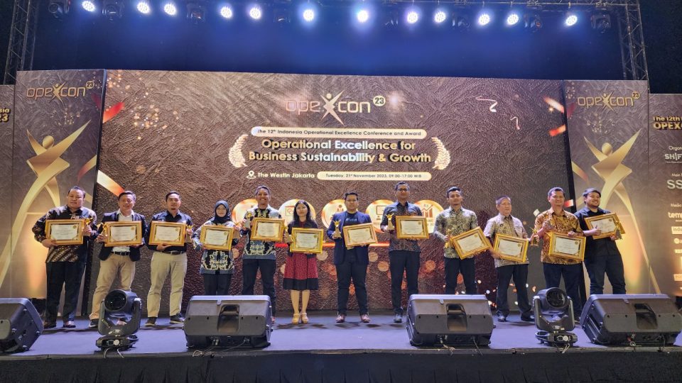 Kembangkan Proyek Unggul Berkualitas, ABM Investama Group Raih Gold Achievement di OPEXCON 2023
