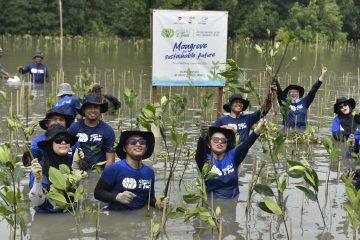 Ribuan Pekerja Medco E&P Tanam Dan Donasi Pohon di Lahan Kritis