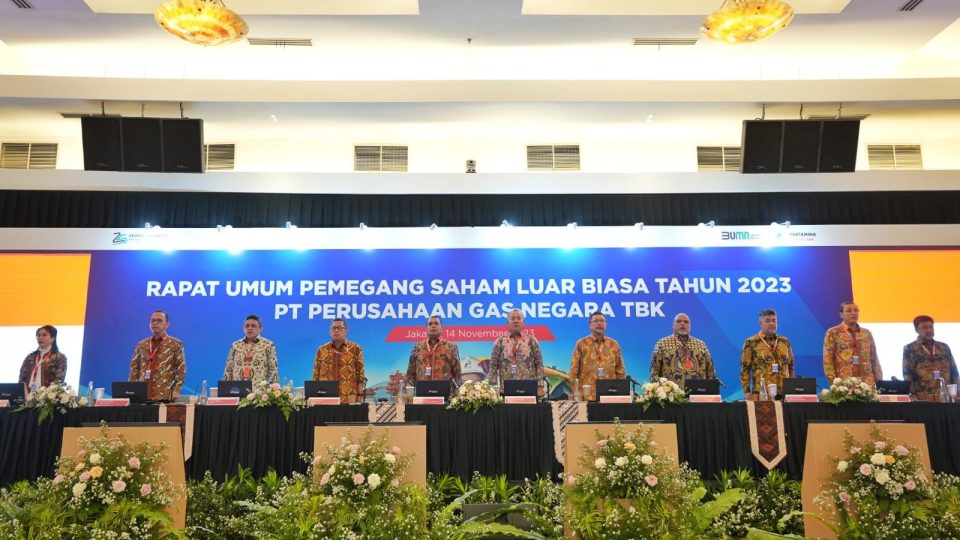 Pemegang Saham Tetapkan Dewan Komisaris dan Rombak Jajaran Direksi PGN